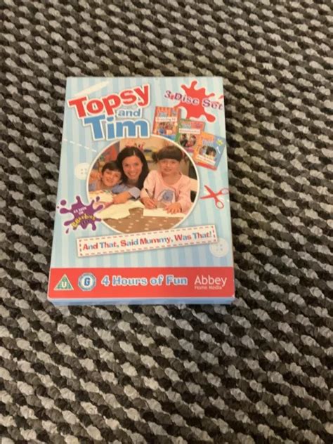 CBEEBIES TOPSY AND Tim Dvd Bundle Birthday Party Busy Builders Vgc £12. ...