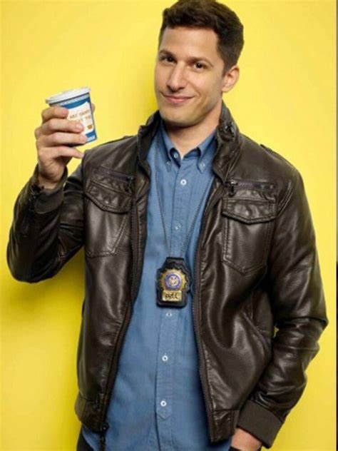 JAKE PERALTA BROOKLYN NINE NINE LEATHER JACKET