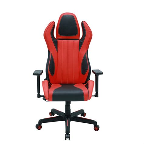 China Red Game Chair With High Back And Adjustable Arms Manufacturers ...