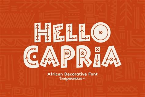 Hello Capria - African Font