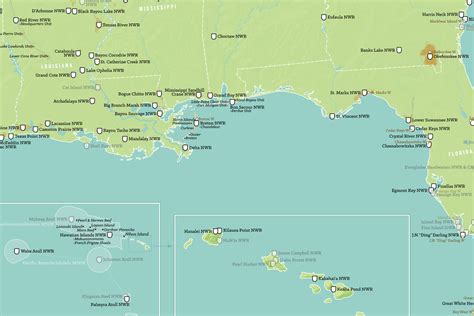 US National Wildlife Refuge System Map 24x36 Poster - Best Maps Ever