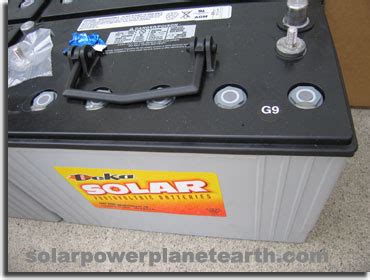 Solar Power System Deep Cycle Batteries