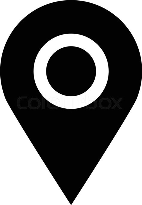 Location Pin Vector Icon | Stock vector | Colourbox