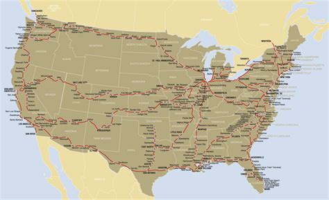 Amtrak Route Map Southern California Outline Amtrak California ...