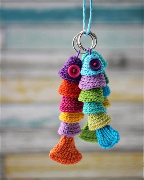 62 Easy Handmade Fun Crochet Pattern Keychains