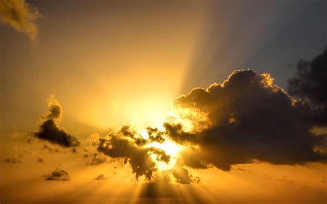 Sun Rays Through Clouds Wallpapers - Wallpaper Cave