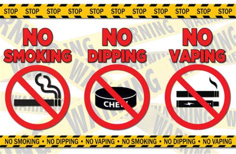 No Smoking - No Dipping - No Vaping Poster | NIMCO, Inc.