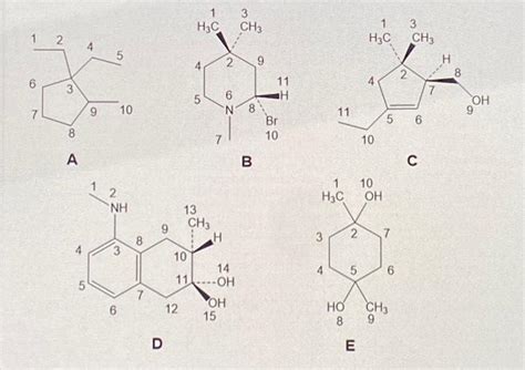 Solved A B C D EHow many chirality centers are there in A? | Chegg.com ...