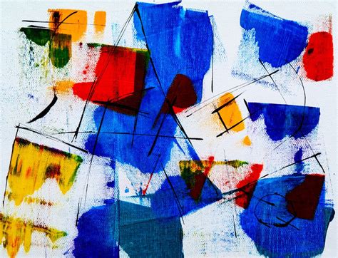 Blue And Red Abstract Painting · Free Stock Photo