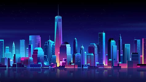 Neon City Wallpapers - Top Free Neon City Backgrounds - WallpaperAccess