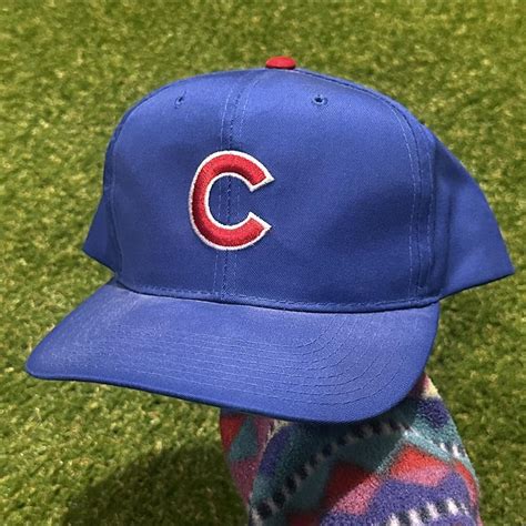 Vintage Chicago Cubs Snapback Hat #vintage #90s... - Depop