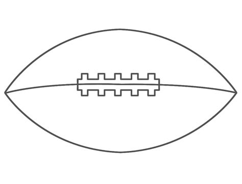 American Football, ball, outline, Coloring Page free image download