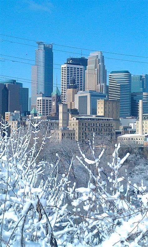 Minneapolis Winter Skyline Photograph by Jim Maxwell | Fine Art America