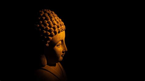 Download wallpaper 2560x1440 buddha, statue, dark widescreen 16:9 hd ...