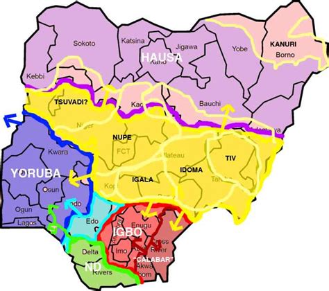 The New Map Of Nigeria Fulani/hausa Majority. - Politics (15) - Nigeria