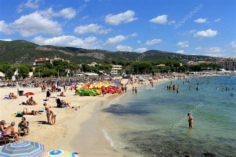 Palma Nova beach resort Majorca – Stock Editorial Photo ...