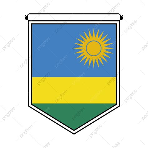 Rwanda Clipart PNG Images, Rwanda Flag Vector With Transparent ...