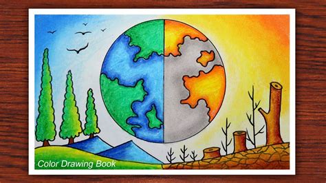 How To Draw Save Environment Save Earth Save Nature Drawing | The Best ...