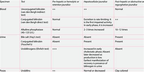 4: Tests useful to distinguish different types of jaundice | Download Table