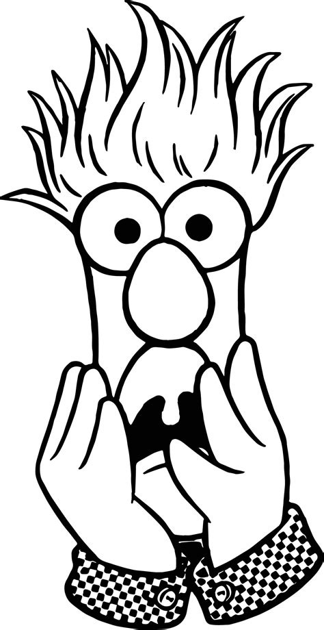 The Muppets Muppets Beaker Fear Coloring Pages - Wecoloringpage.com ...