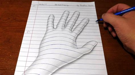 Hand Line Drawing Illusion | EASY DRAWING STEP