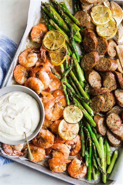 Old Bay Shrimp and Sausage Sheet Pan Dinner | The Modern Proper