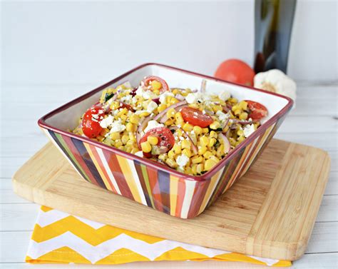 Corn and Feta Cheese Salad - The Rebel Chick