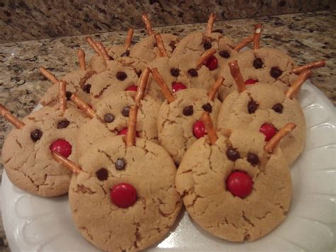 Reindeer Peanut Butter Cookies - Embellishmints