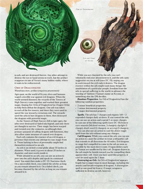 The Fourth 5E DMG Preview Unlocked : Eye and Hand of Vecna, and Dragon ...