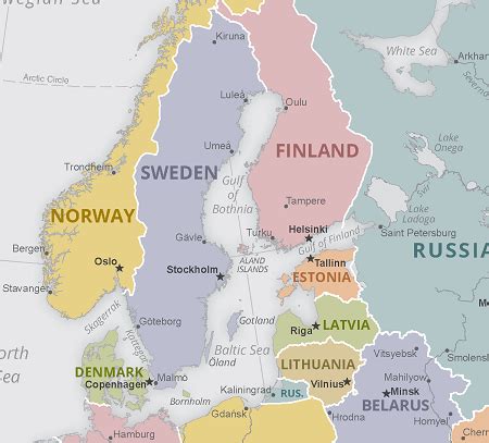 Baltic Sea Map, Characteristics & Countries | Study.com