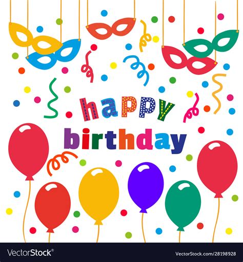 Happy birthday banner Royalty Free Vector Image