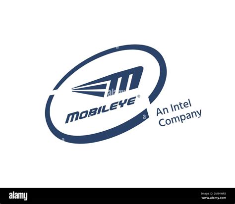 Mobileye, rotated logo, white background Stock Photo - Alamy