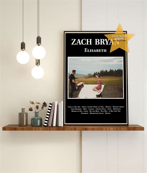 Zach Bryan Poster - Zach Bryan Elisabeth Poster - Zach Bryan Elisabeth ...