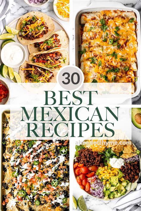 30 Mexican Recipes for Cinco de Mayo - Ahead of Thyme