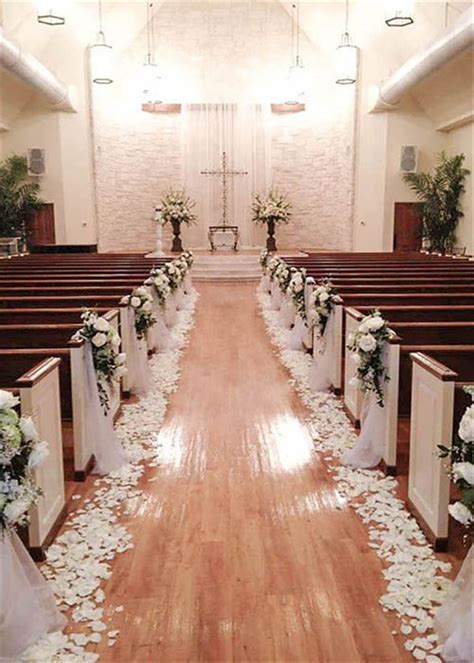 34 Breathtaking Church Wedding Decorations - Mrs to Be