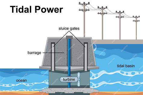 Block Diagram Of Tidal Power Generation Schematic Diagram Of