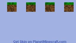 Grass block Minecraft Skin