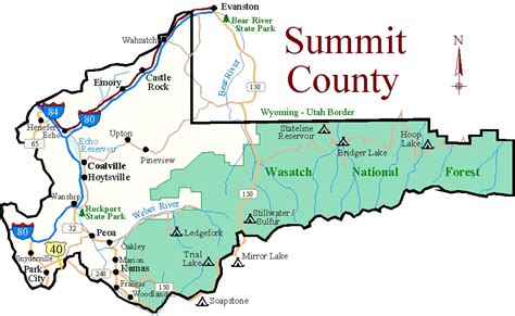 Map of Summit County