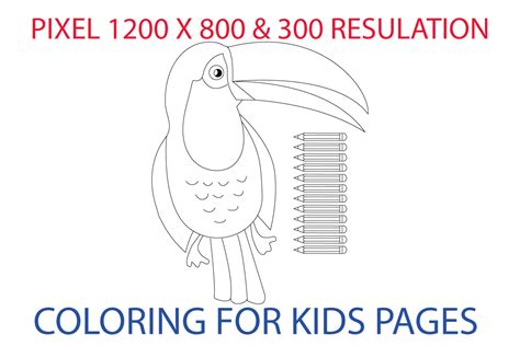 Bird Coloring Books for Kids Pages Graphic by NATHAN DESIGN STUDIO ...