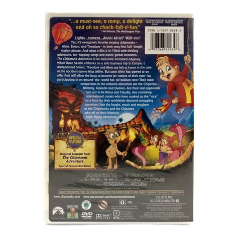 The Chipmunk Adventure (DVD 2006 Paramount) Back by Eldiermark on ...