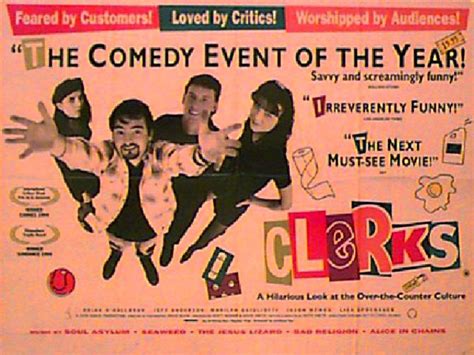 Clerks Original 1994 British Quad Movie Poster - Posteritati Movie ...