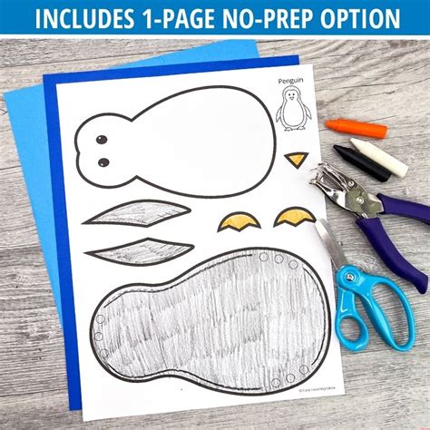 Penguin and Polar Bear Craft – Early Learning Ideas