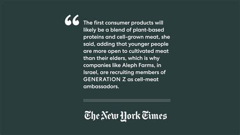 Cultured Meat Companies Featured in NYT | Aleph Farms