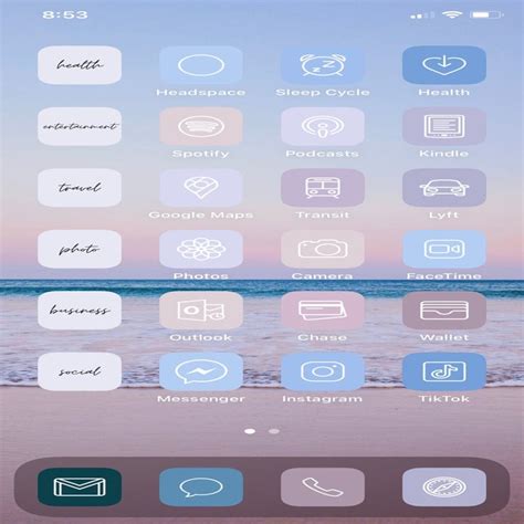 iOS14 Aesthetic App Icon Themes