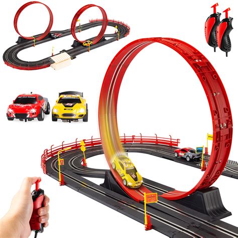 Best Choice Products Electric Slot Car Race Track Set Kids Toy w/ 2 ...