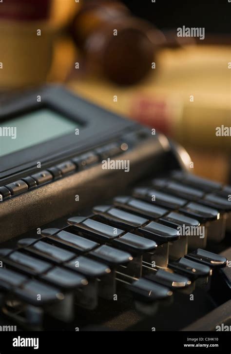 Stenograph machine Stock Photo: 36652812 - Alamy