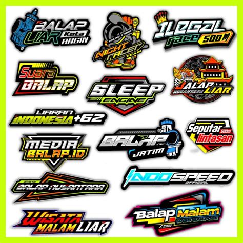 Jual Stiker Balap Sticker Bengkel Lengkap Terbaru Viral Sticker