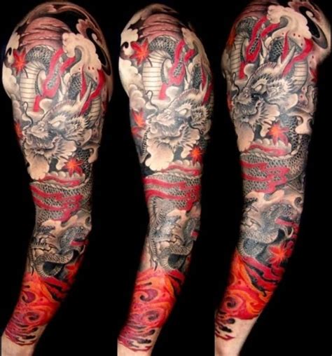 Japanese Dragon Tattoo Sleeve | Small Tattoo Designs