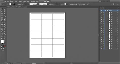 Adobe Illustrator Label Template