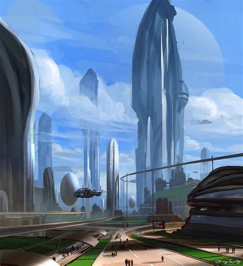 Utopian City I by artofchirag on DeviantArt